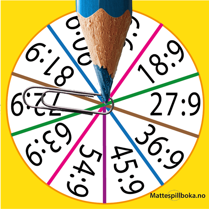 Spinner- delt på 9