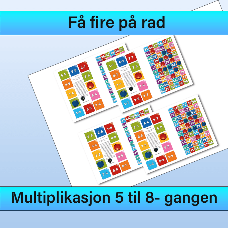 Fire på rad med 5 til 8- gangen!