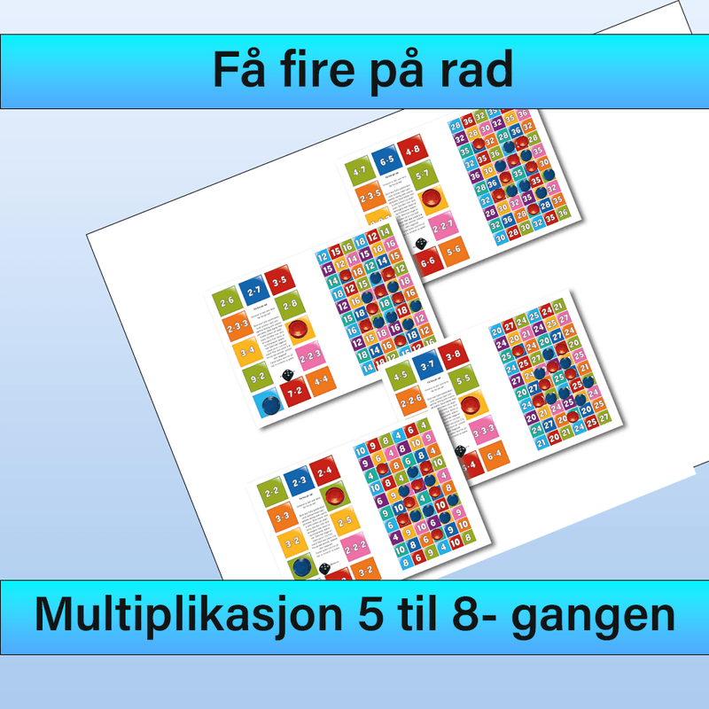 Fire på rad med 5 til 8- gangen!
