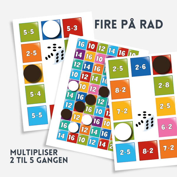 Fire p&aring; rad med 2 til 5- gangen!