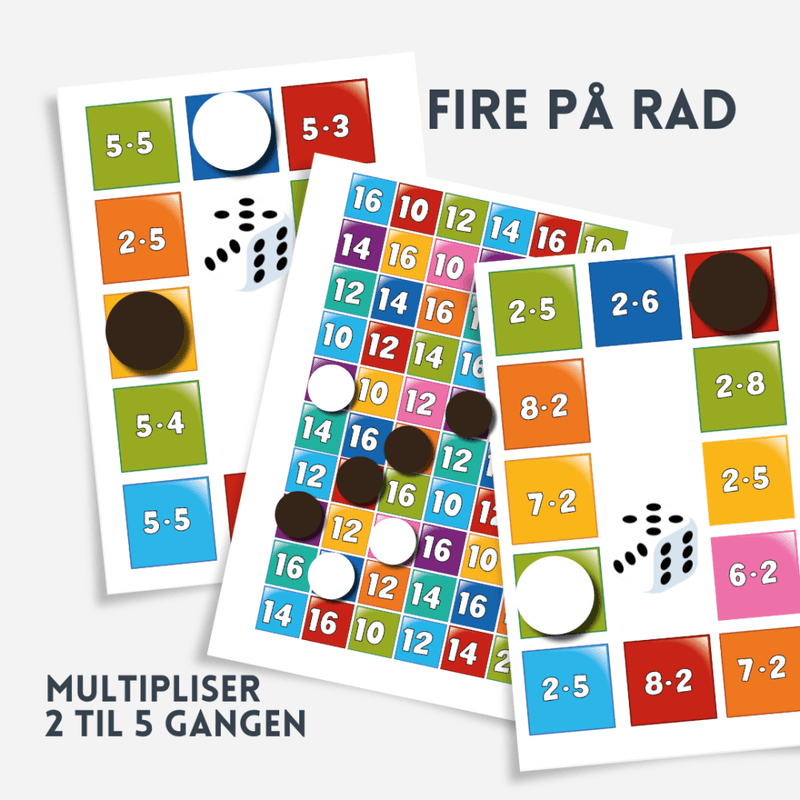 Fire på rad med 2 til 5- gangen!