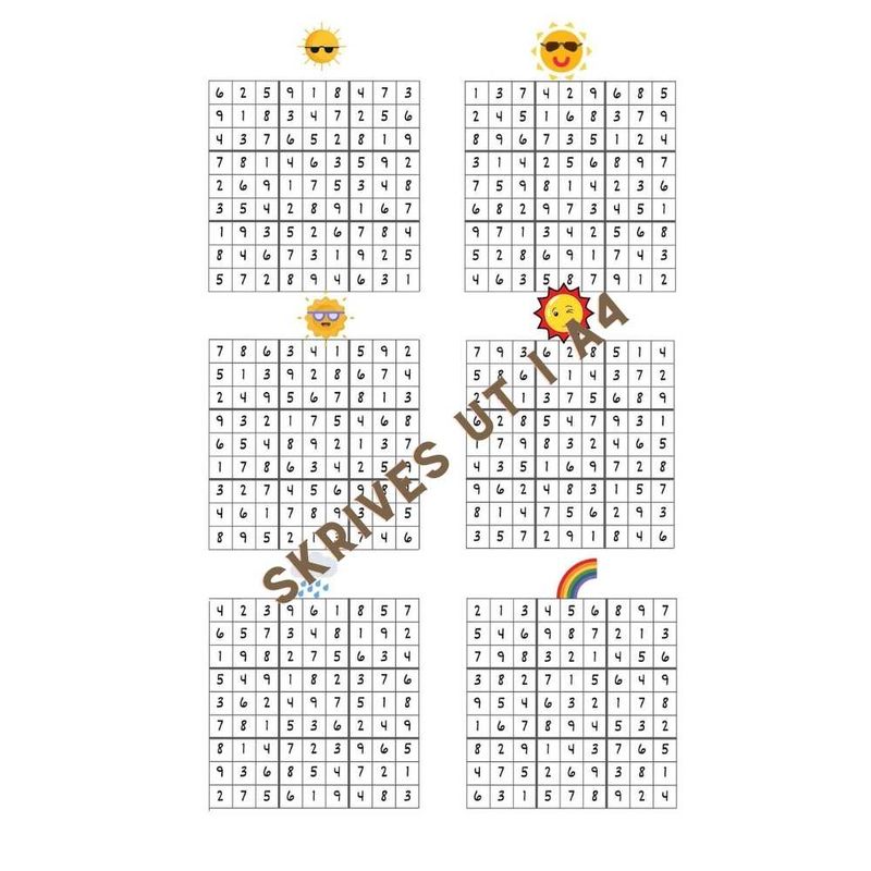 Sudoku med sommermotiv