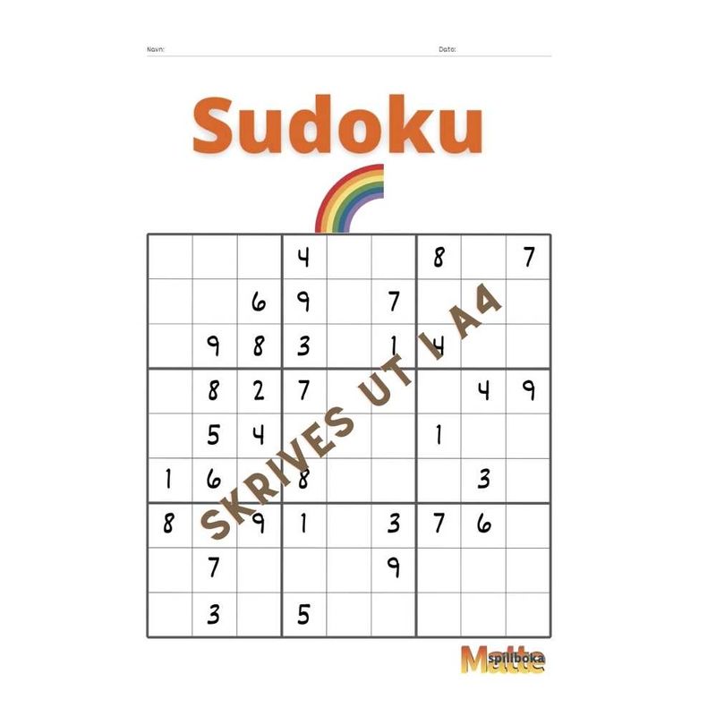 Sudoku med sommermotiv