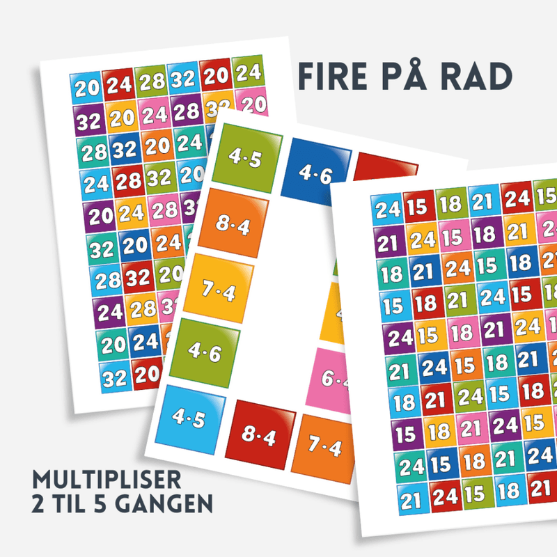 Fire på rad med 2 til 5- gangen!